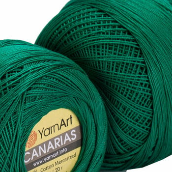 Плетене на една кука прежда Yarn Art Canarias 6334 Green - 2