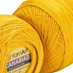 Háčkovacia priadza Yarn Art Canarias 6347 Dark Yellow Háčkovacia priadza - 1