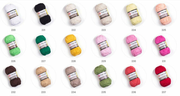 Fios para tricotar Yarn Art Creative 228 Dark Yellow - 3