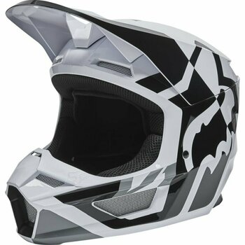 Helm FOX Youth V1 Lux Helmet Black/White YS Helm - 5