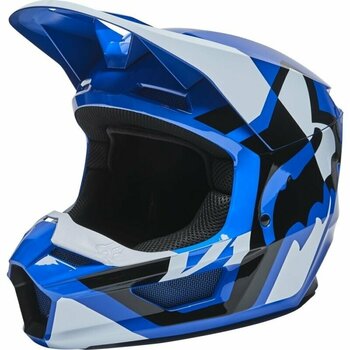 Helm FOX Youth V1 Lux Helmet Blue YL Helm - 5