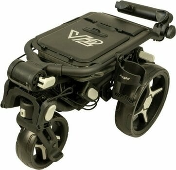 Chariot de golf manuel Axglo Tri-360 V2 3-Wheel SET Black/Grey Chariot de golf manuel - 2
