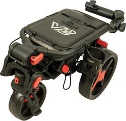 Manuální golfové vozíky Axglo Tri-360 V2 3-Wheel SET Black/Red Manuální golfové vozíky - 1