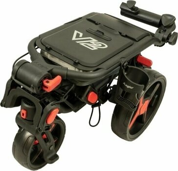 Ročni voziček za golf Axglo Tri-360 V2 3-Wheel SET Black/Red Ročni voziček za golf - 2