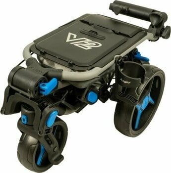 Wózek golfowy ręczny Axglo Tri-360 V2 3-Wheel SET Grey/Blue Wózek golfowy ręczny - 2