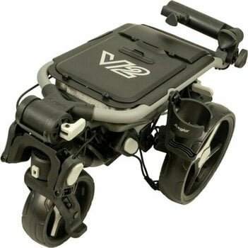 Ръчна количка за голф Axglo Tri-360 V2 3-Wheel SET Grey/Grey Ръчна количка за голф - 2