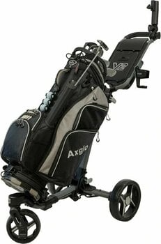 Manuální golfové vozíky Axglo Tri-360 V2 3-Wheel SET Grey/Grey Manuální golfové vozíky - 6