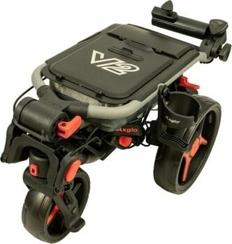 Wózek golfowy ręczny Axglo Tri-360 V2 3-Wheel SET Grey/Red Wózek golfowy ręczny - 2