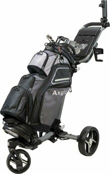 Ръчна количка за голф Axglo Tri-360 V2 3-Wheel SET Grey/Red Ръчна количка за голф - 6