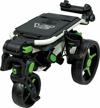 Wózek golfowy ręczny Axglo Tri-360 V2 3-Wheel SET White/Green Wózek golfowy ręczny - 2