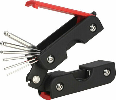 Werkzeug für Gittare RockCare 13-in-1 MultiTool Metric Red - 4