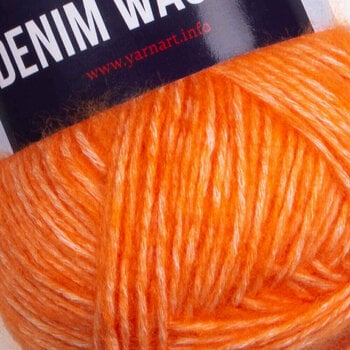 Przędza dziewiarska Yarn Art Denim Washed 902 Orange - 2