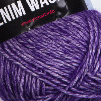 Filati per maglieria Yarn Art Denim Washed 907 Purple Filati per maglieria - 2