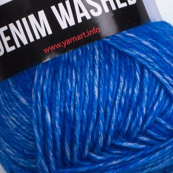Kötőfonal Yarn Art Denim Washed 910 Blue Kötőfonal - 2