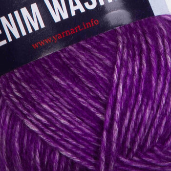 Strikkegarn Yarn Art Denim Washed 921 Dark Purple - 2