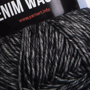 Pletacia priadza Yarn Art Denim Washed 923 Black - 2
