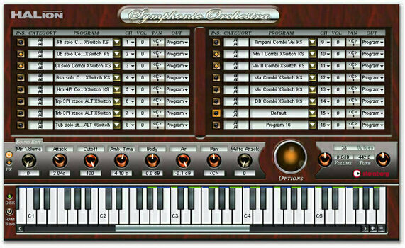 Virtuális hangszer Steinberg HALION SYMPHONIC ORCHESTRA - 2
