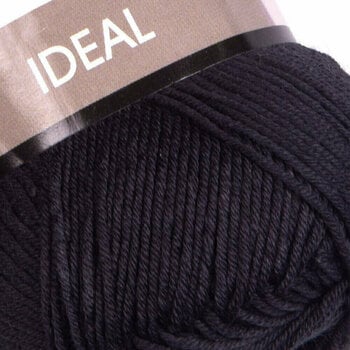 Плетива прежда Yarn Art Ideal 221 Black - 2