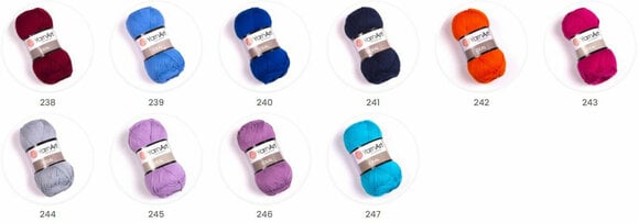 Fios para tricotar Yarn Art Ideal 221 Black - 4