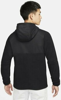 Pulover s kapuco/Pulover Nike Therma-Fit Victory Black/White 2XL - 2