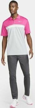 Polo-Shirt Nike Dri-Fit Victory Active Pink/Light Grey/White 2XL Polo-Shirt - 4
