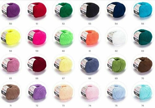 Fios para tricotar Yarn Art Jeans 59 Neon Pink - 4
