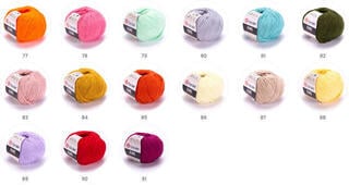 Kötőfonal Yarn Art Jeans 59 Neon Pink Kötőfonal - 4