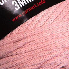 Cordon Yarn Art Macrame Cord 3 mm 3 mm 85 m 767 Salmon Cordon - 1