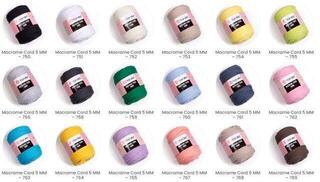 Touw Yarn Art Macrame Cord 5 mm 5 mm 85 m 801 Touw - 2