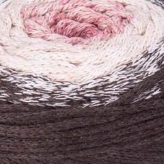 Șnur  Yarn Art Macrame Cotton Spectrum 225 m 1302 Brown Pink Șnur  - 1