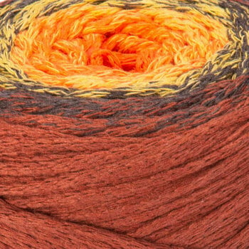 Cable Yarn Art Macrame Cotton Spectrum 1303 Orange Yellow - 2