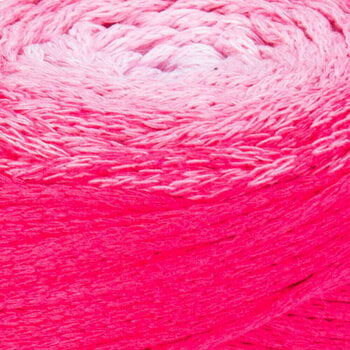 Naru Yarn Art Macrame Cotton Spectrum 1311 Pink White - 2