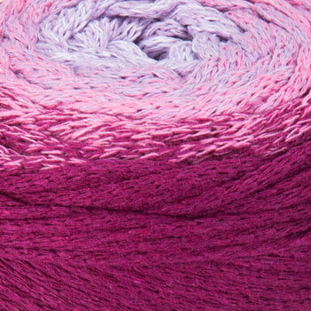 Snor Yarn Art Macrame Cotton Spectrum 1314 Violet Pink - 2