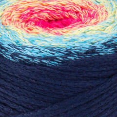 Vrvica Yarn Art Macrame Cotton Spectrum 225 m 1318 Pink Blue Vrvica - 1