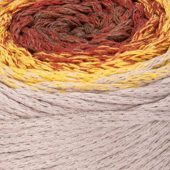 Cord Yarn Art Macrame Cotton Spectrum 1325 Beige Orange - 2