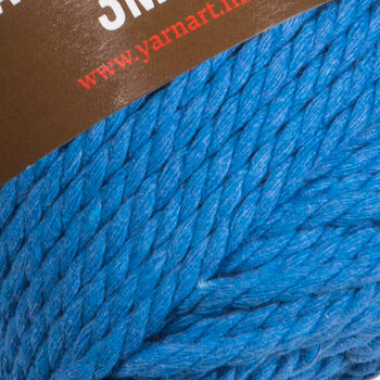 Cord Yarn Art Macrame Rope 3 mm 3 mm 786 Dark Blue Cord - 2