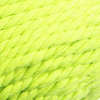 Cord Yarn Art Macrame Rope 5 mm Cord 5 mm 801 Neon Yellow - 2