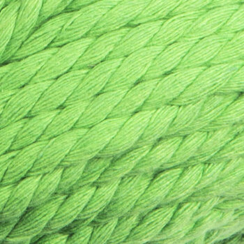 Cord Yarn Art Macrame Rope 5 mm 5 mm 802 Neon Green Cord - 2