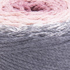 Cordon Yarn Art Macrame Cotton Spectrum 225 m 1306 Pink Grey Cordon - 1