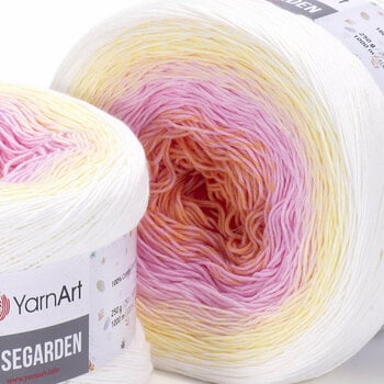 Fil à tricoter Yarn Art Rose Garden 302 White Pink - 2