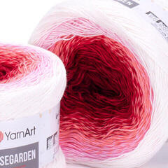 Filati per maglieria Yarn Art Rose Garden 304 Red White Filati per maglieria - 1