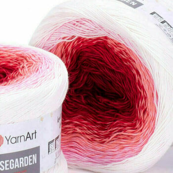 Fil à tricoter Yarn Art Rose Garden 304 Red White - 2