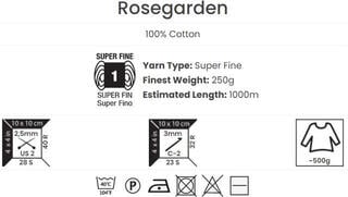 Strickgarn Yarn Art Rose Garden 322 Brown Green Strickgarn - 3