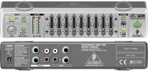 Zvukový procesor / Ekvalizer Behringer FBQ 800 MINIFBQ - 2