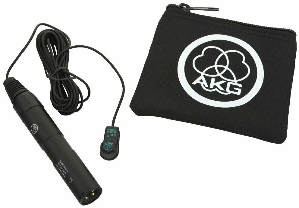 AKG C 411 PP Instrument Condenser Microphone - Muziker