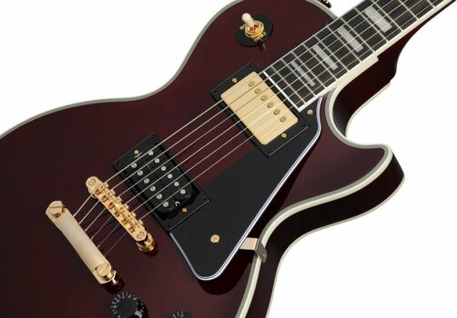 Elektrická kytara Epiphone Jerry Cantrell "Wino" Les Paul Custom Dark Wine Red - 4