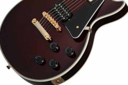 Elektrická kytara Epiphone Jerry Cantrell "Wino" Les Paul Custom Dark Wine Red - 5