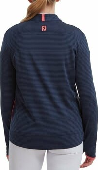 Hoodie/Sweater Footjoy Full-Zip Lightweight Navy/Bright Coral L - 4