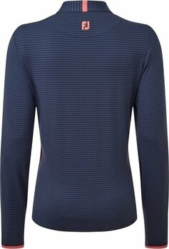 Sudadera con capucha/Suéter Footjoy Full-Zip Lightweight Navy/Bright Coral XS - 2