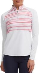 Hoodie/Trui Footjoy Half-Zip Jersey Watercolour White - 2